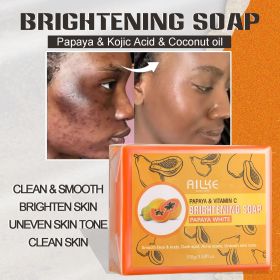 AILKE Double Glutathione Whitening Skin Care, Lightening, Remove Dark Spots, Skin Radiant, Moisturizing, Hydrating, Smooth (Color: Soap)