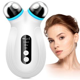 Facial Beauty Tools And EMS Beauty Equipment (Color: White)